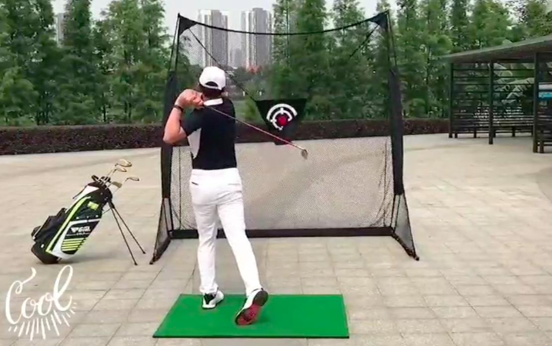 Bộ thảm phát và lưới tập swing golf lsw250