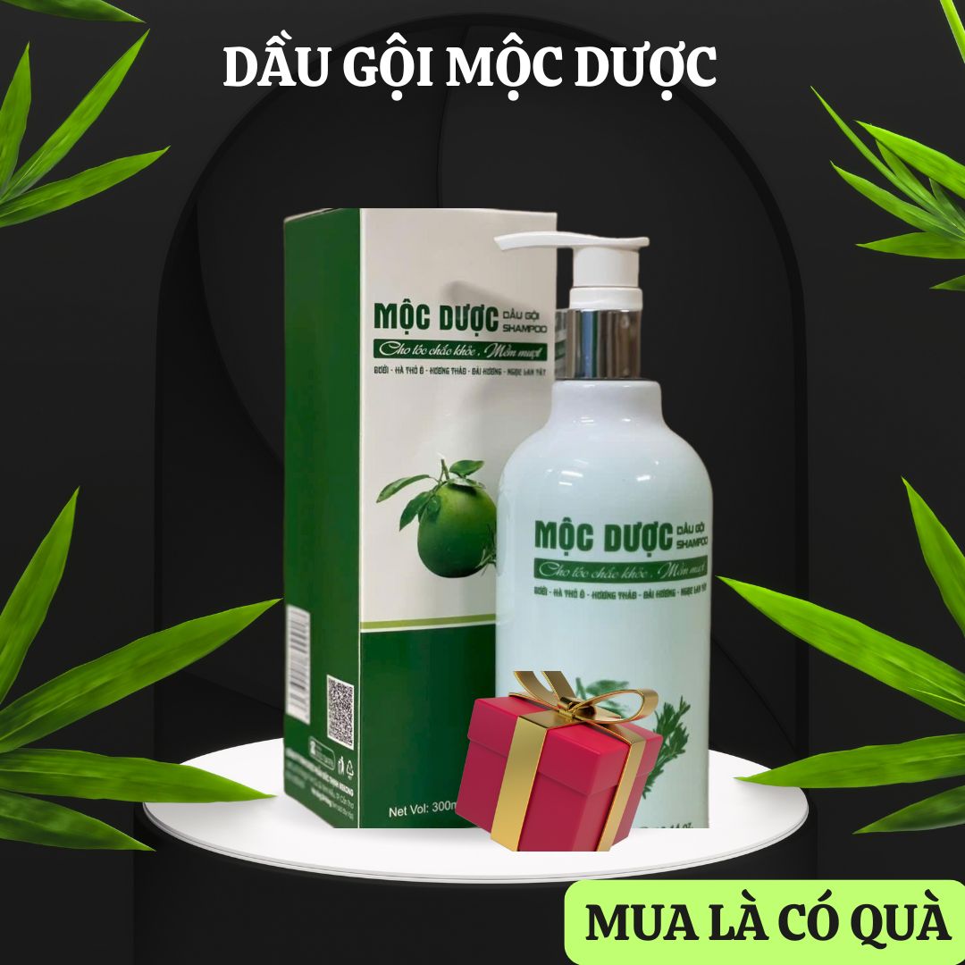 MỘC DƯỢC - DẦU GỘI SHAMPOO - Cho tóc chắc khỏe, mềm mượt ( C/300ML ) - Đức Thịnh MEKONG