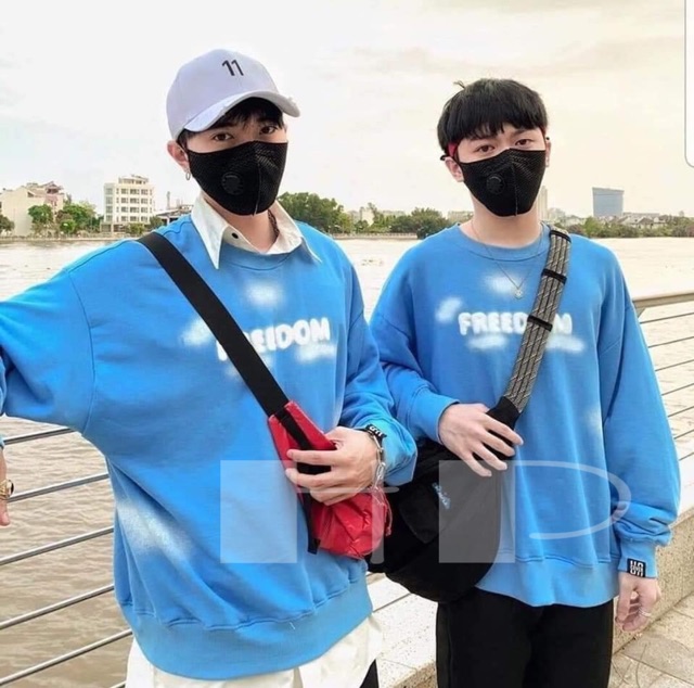Áo nam nữ dài tay u freedom sành điệu d087