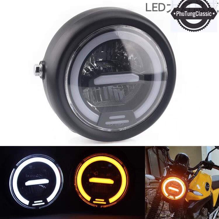 Đèn pha Led độ cafe racer, classsic cao cấp, hàng chất lượng cao