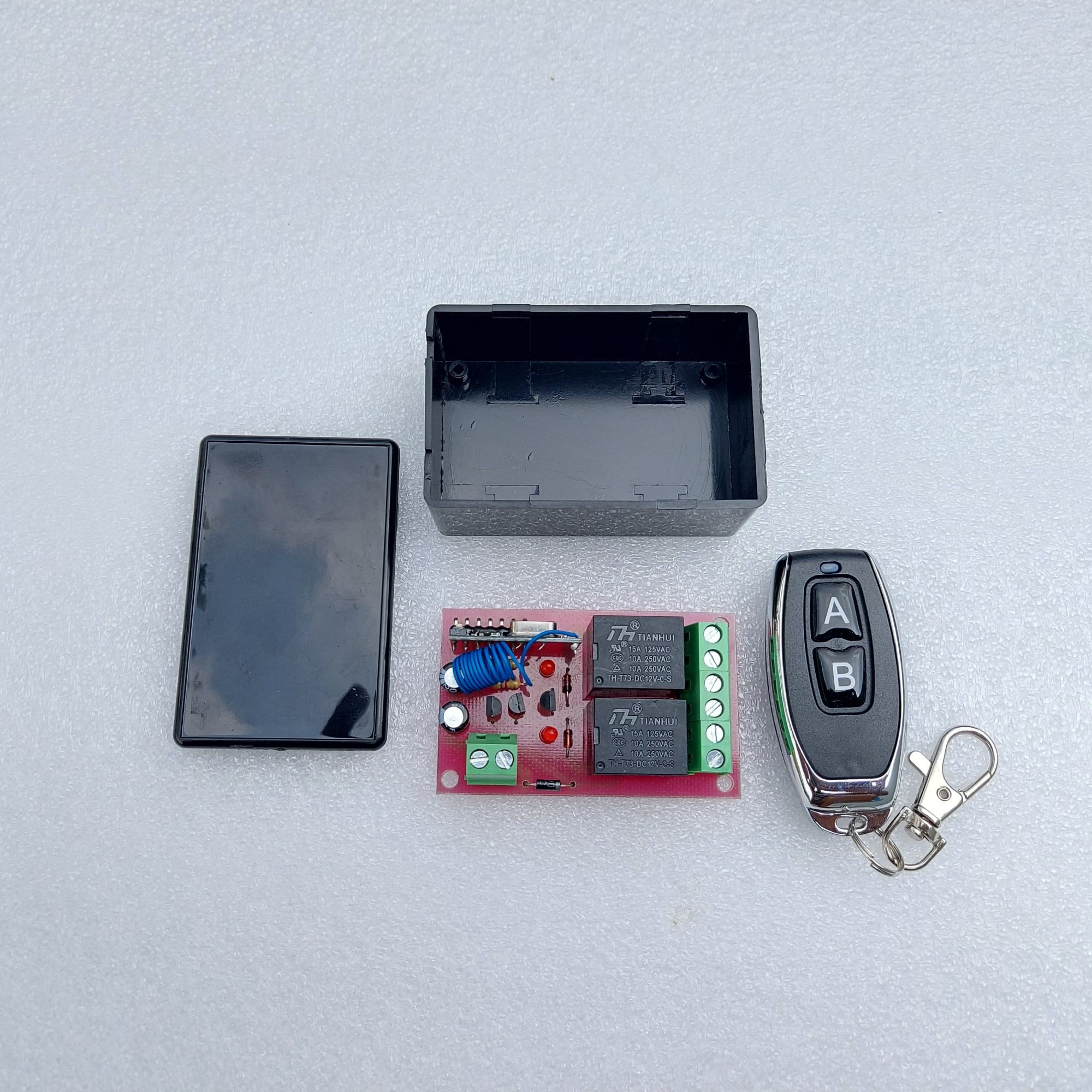 Bộ mạch điều khiền từ xa RF 12 volt 2 kênh - 2 nút + 1 board 2 role