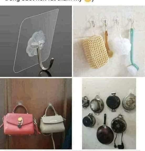 Combo 10 móc giày dép treo giày dép, gọn nhựa dẻo xài bền vô đối