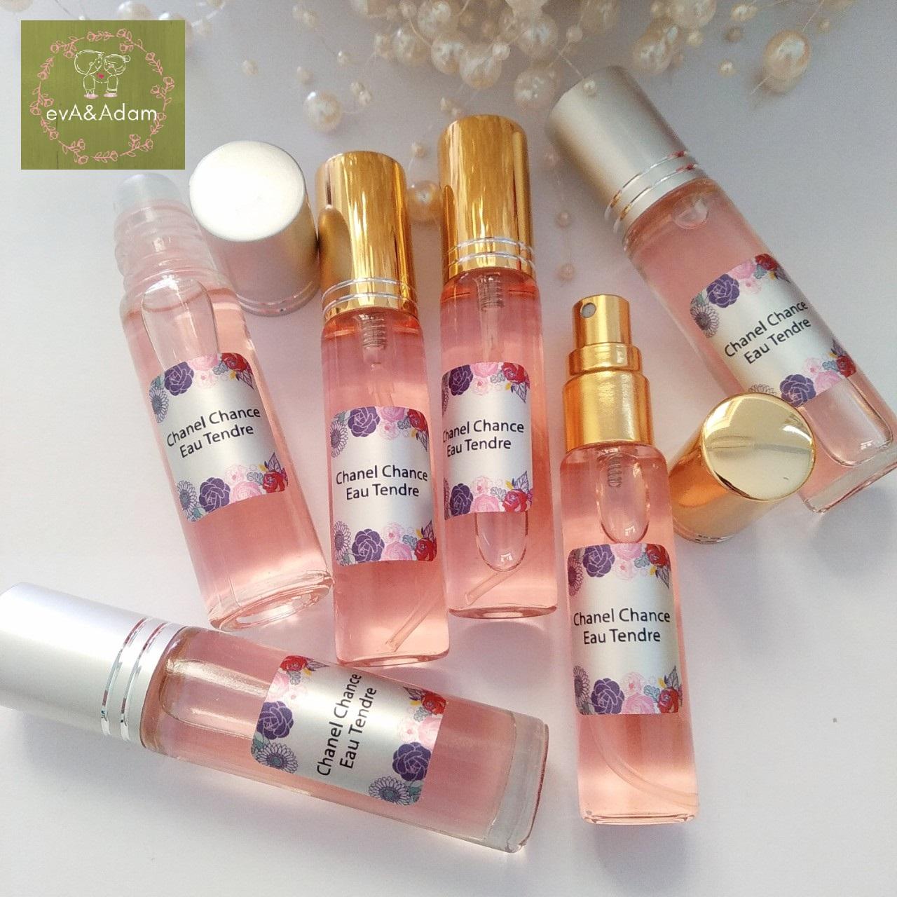 [HCM][lăn/xịt 10ml] Tinh dầu nước hoa Pháp Chance Eau Tendre hồng sang chảnh - tinh dầu nước hoa mini nữ dạng lăn dạng xịt tinh dầu nước hoa pháp chiết tinh dầu thơm nguyên chất thơm lâu - evA&Adam