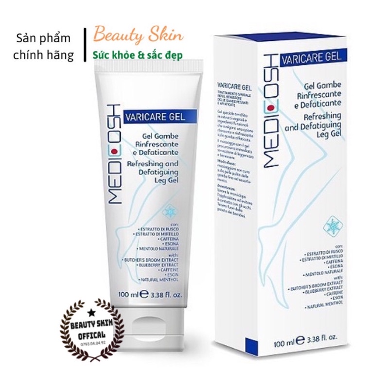 Kem Bôi Suy Giãn Tĩnh Mạch Medicosh - Varicare Gel