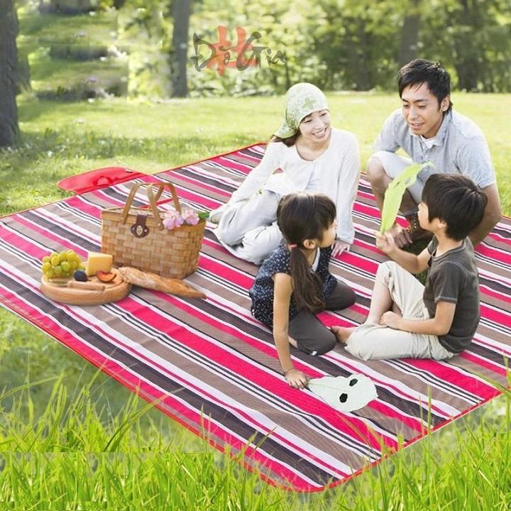 Thảm trải du lịch đi phượt gấp gọn - Thảm du lịch đa năng - Thảm đi phượt - Thảm đi cắm trại - H7vrg001
