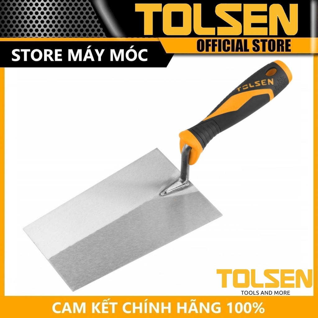 Bay vuông cán nhựa 140, 160, 180, 200mm tolsen 41055, 41056, 41057, 41058 - hàng chính hãng