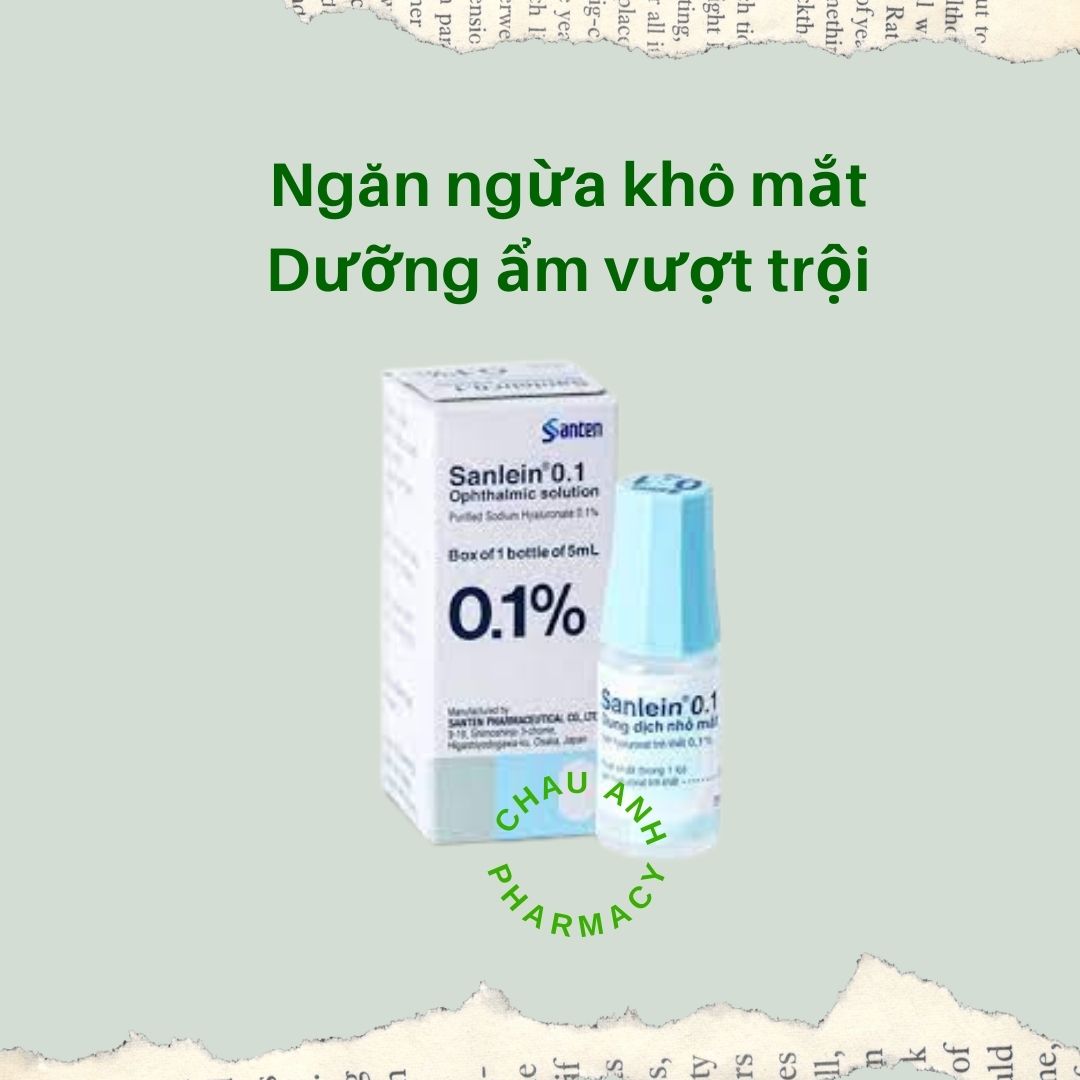 Sanlein 0.1 - dưỡng ẩm vượt trội