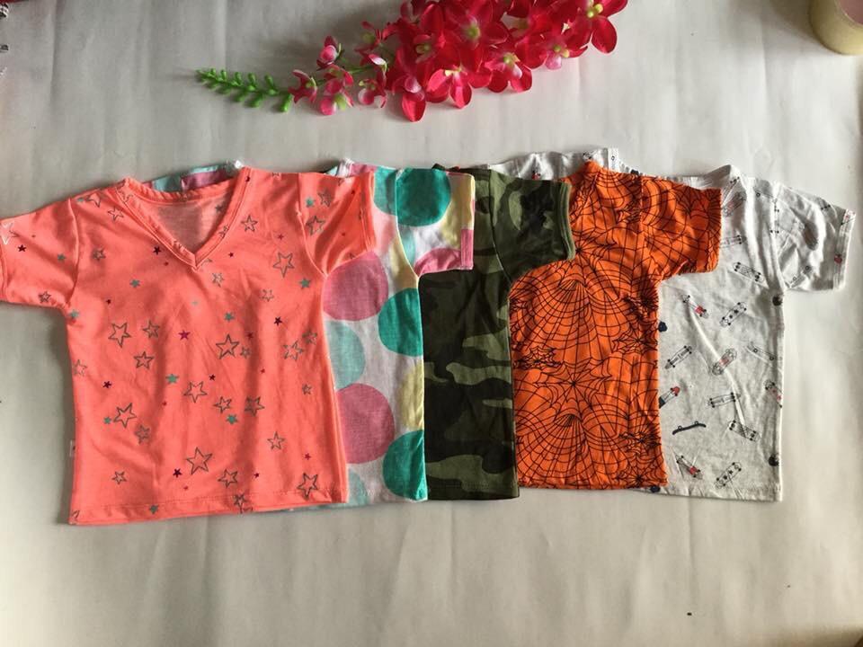 Áo thun bé trai size 7 từ 24-30kg