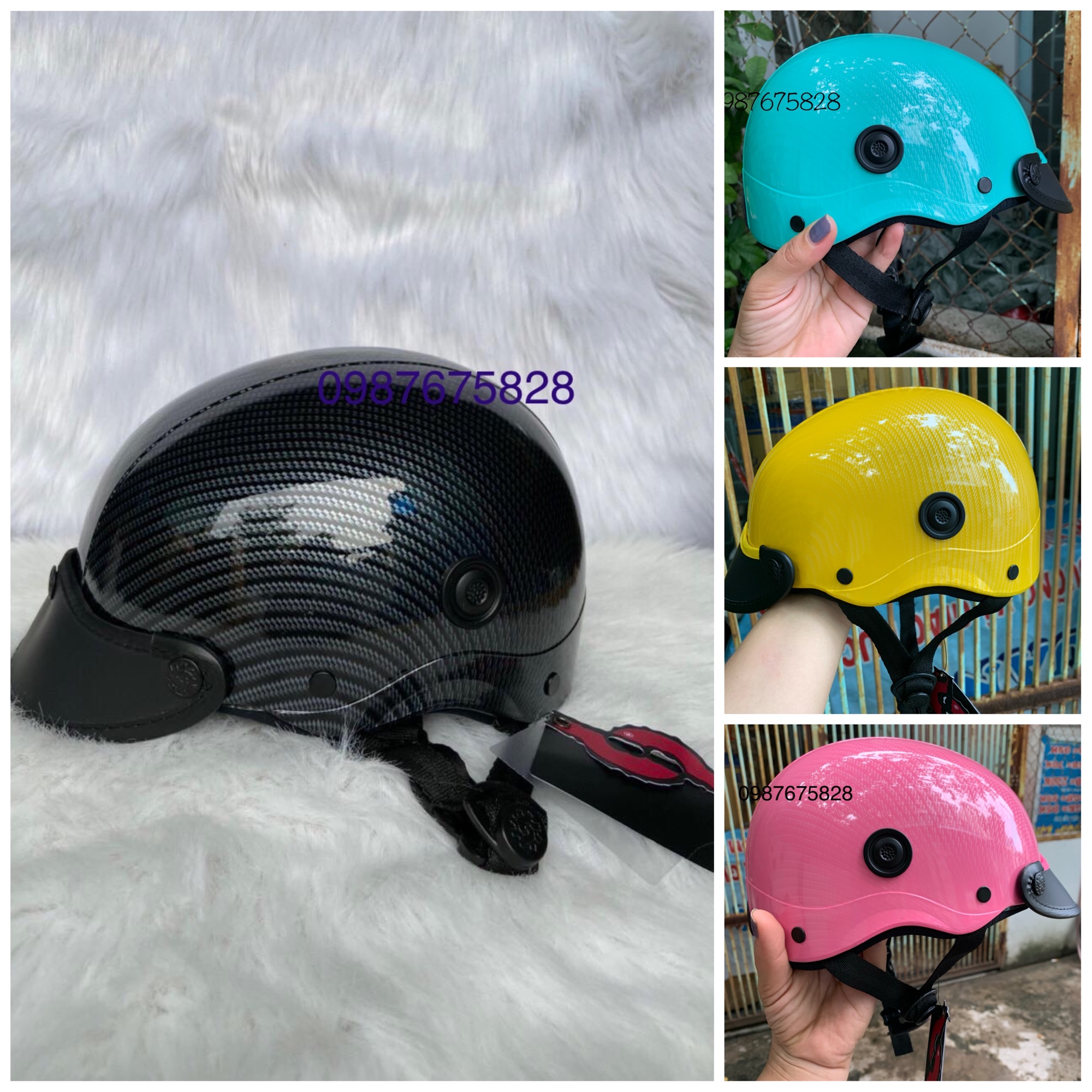 Nón Sơn Nhúng Cacbon mẫu Hót nhất