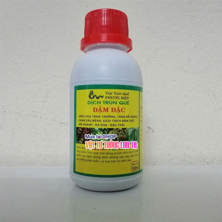 Dịch Trùn Quế tăng trưởng cho cây đậm đặc lọ 105 ml