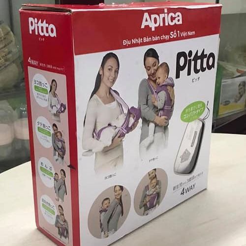 Địu Aprica Pitta nằm ngang cho bé sơ sinh đến 13kg