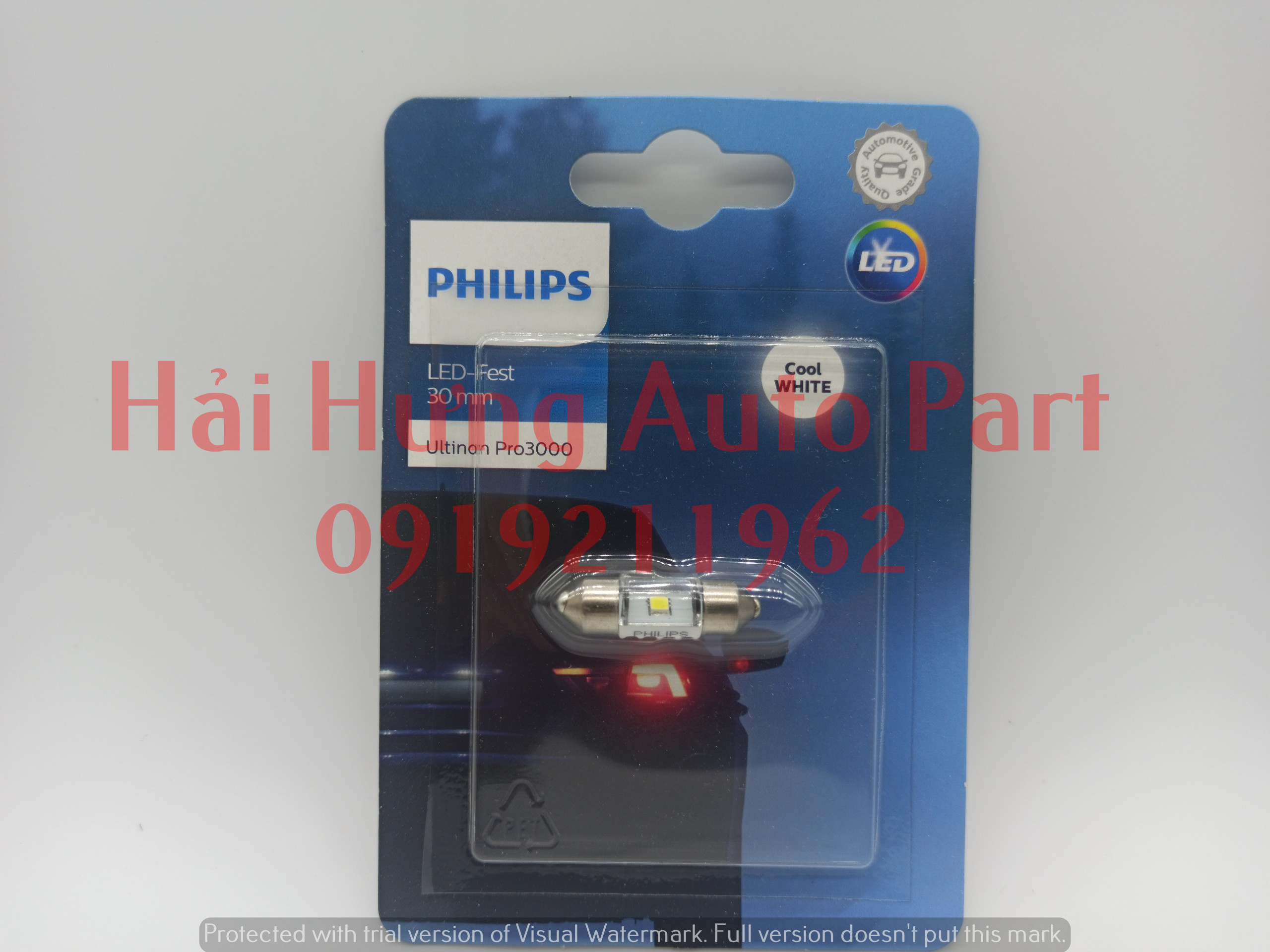 Bóng đèn trần Philips cho ô tô Led Fest Ultinon 30mm