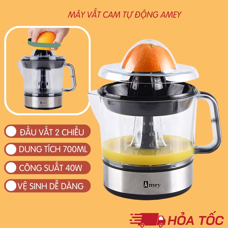 Máy Vắt Cam Tự Động, Máy Ép Cam Amey, Hoa Quả Đa năng Dung Tích Lớn, Pin Sạc USB Nhanh, Tiện Dụng, Máy Vắt Cam Cầm Tay Bảo Hành 12 Tháng - Xanh Shop 79
