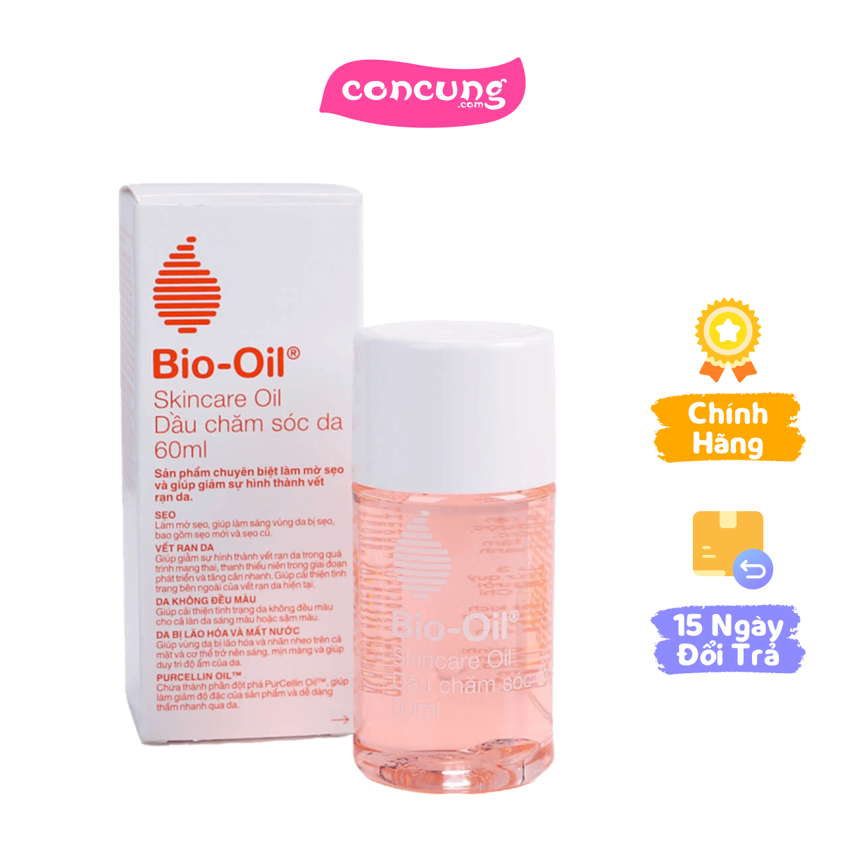 Dầu chăm sóc da giảm rạn và làm mờ sẹo Bio-Oil 60ml