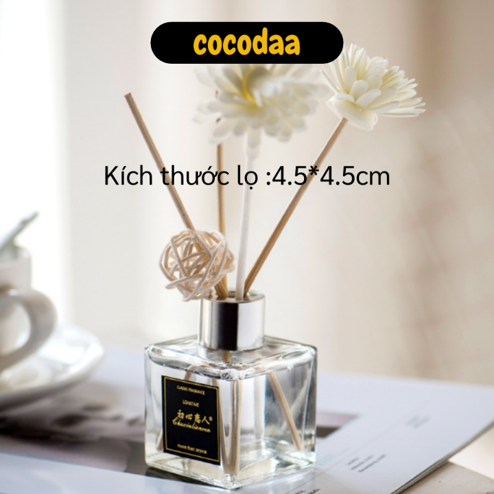 Tinh Dầu Thơm Phòng - Tinh Dầu Tự Khuếch Tán Làm Thơm Phòng. Khử Mùi Kháng Khuẩn, Lọc Không Khí Có Que Cắm 5054