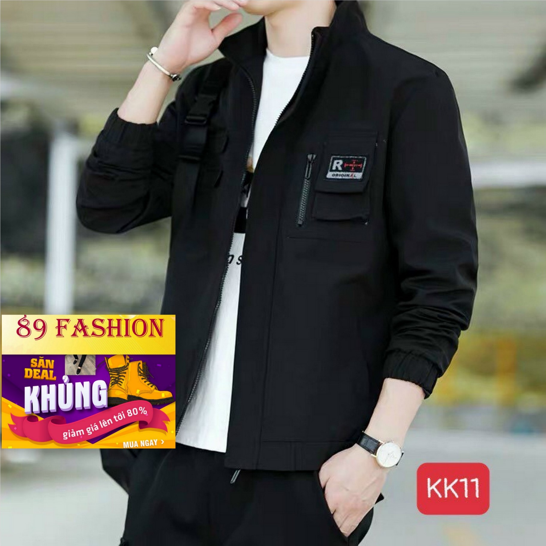 áo khoác kaki dù nam cao cấp dày 2 lớp 89FASHION KVKK20 chất dù kaki cao cấp bao đẹp thiết kế đơn giản trẻ trung cá tính thời trang 89FASHION AN 0128