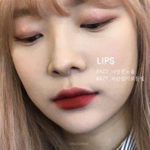 Son Black Rouge A27 Đỏ nhung tông lạnh