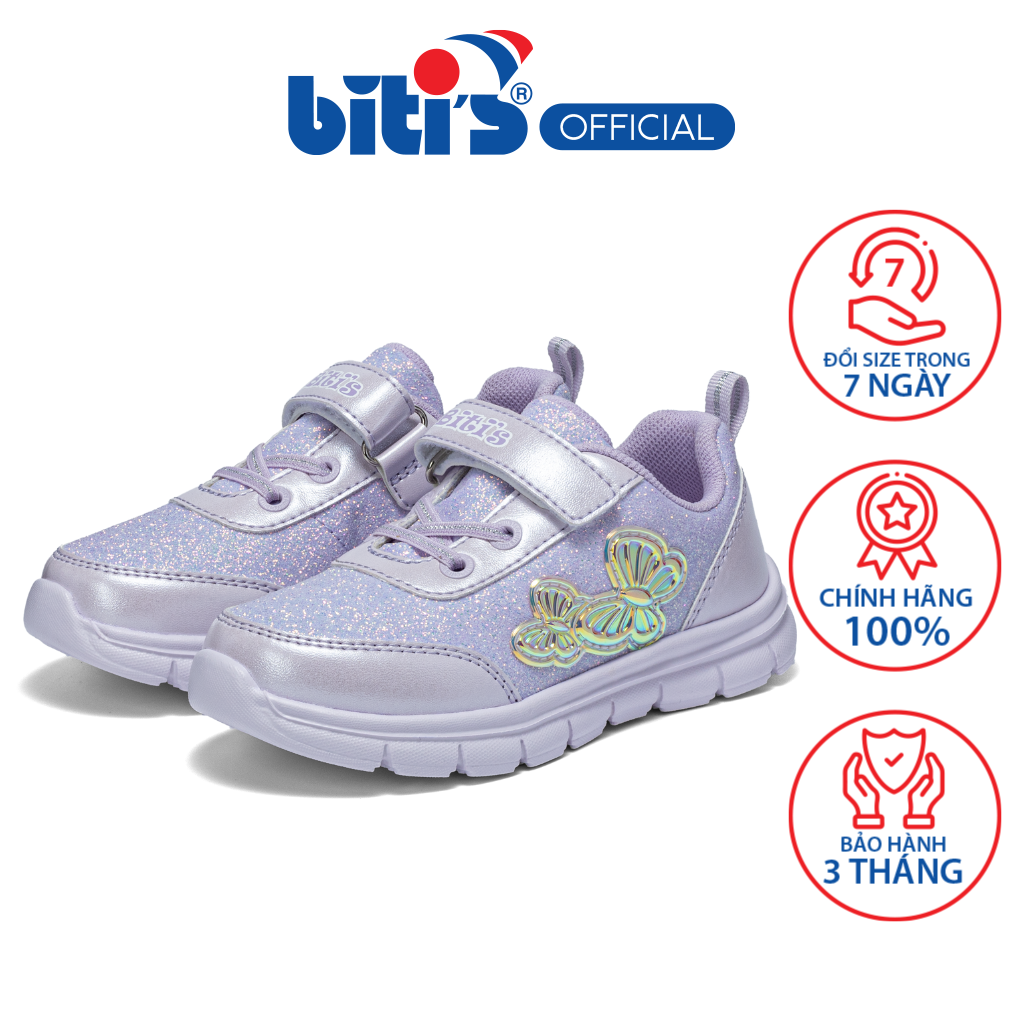 Giày Thể Thao Biti's Bé Gái Màu Tím BSG007100TIM