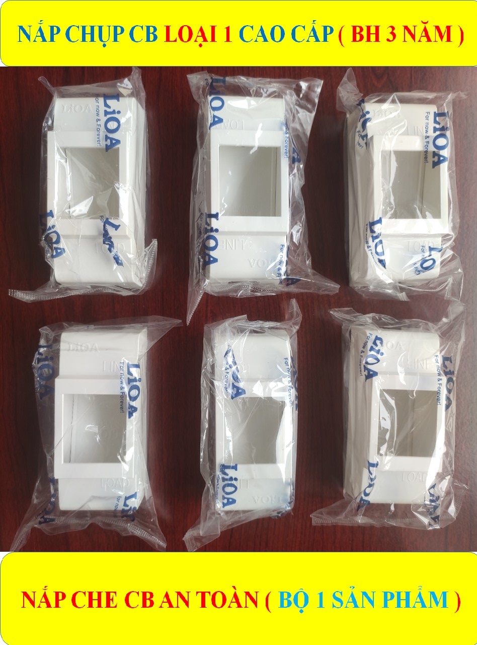 Hộp cb cóc, nắp chụp cb cầu dao tự động lioa + bh 3 năm
