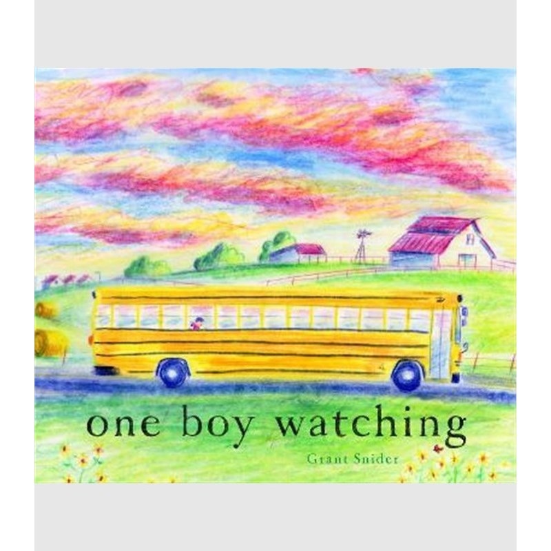 One Boy Watching Eyes on Boys English Original Imported Hardcover 3 to 5 Years Old Children's Picture Book Grant Snider Aesthetic Education Shanghai Foreign Language Bookstore
