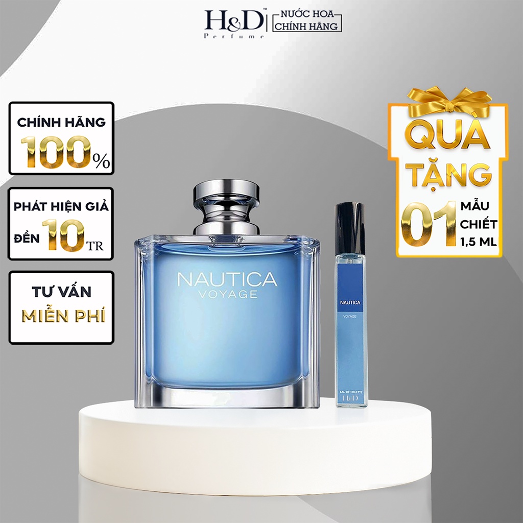 Nước hoa nam nautica voyage edt 100ml nam tính, lịch lãm