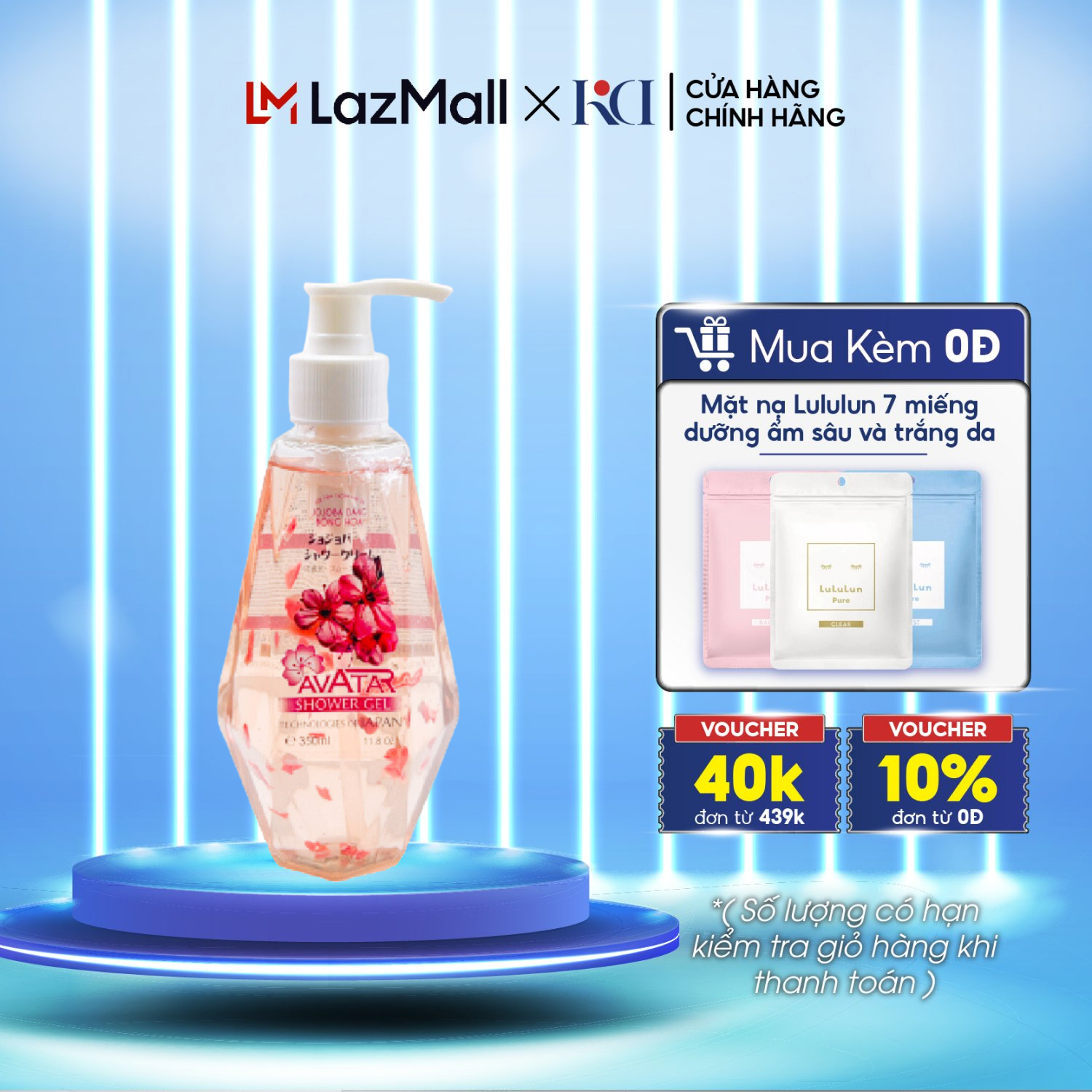 Sữa tắm nước hoa Avatar Jojoba Nhật Bản chiết xuất hoa anh đào 900ml