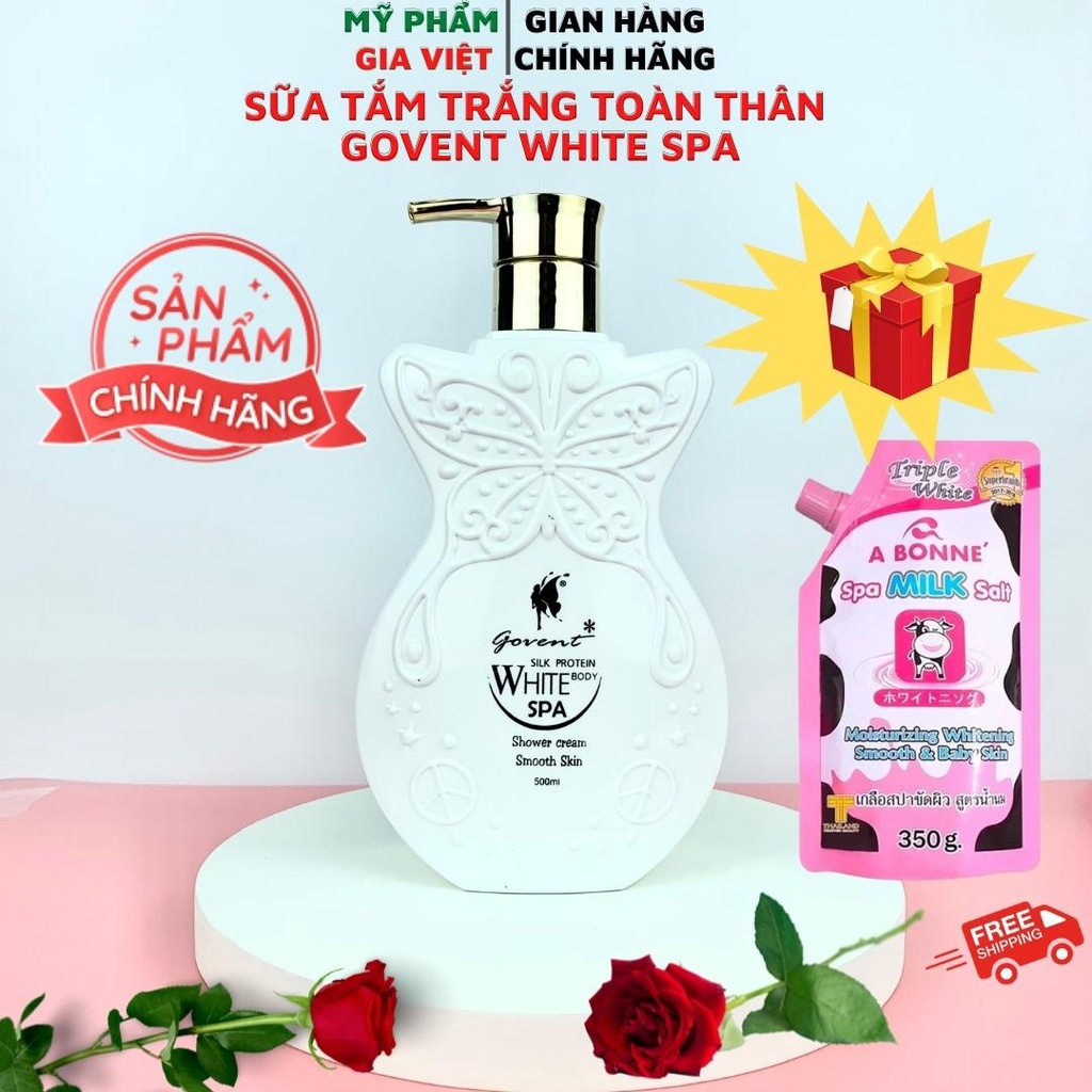 Sữa tắm trắng toàn thân govent white spa