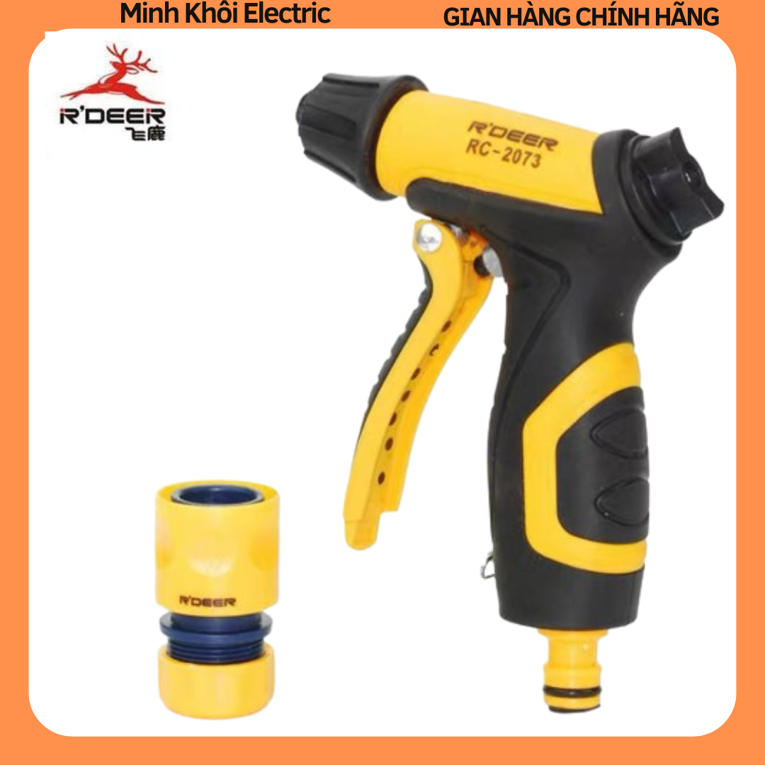 Vòi xịt rửa xe tưới cây tăng áp Rdeer RC-2073,vòi phun nước,vòi tưới cây,súng phun nước xịt nước,vòi tưới đa năng,vòi rửa xe,vòi phun xịt nước,vòi xịt tưới,súng vòi xịt tưới cây