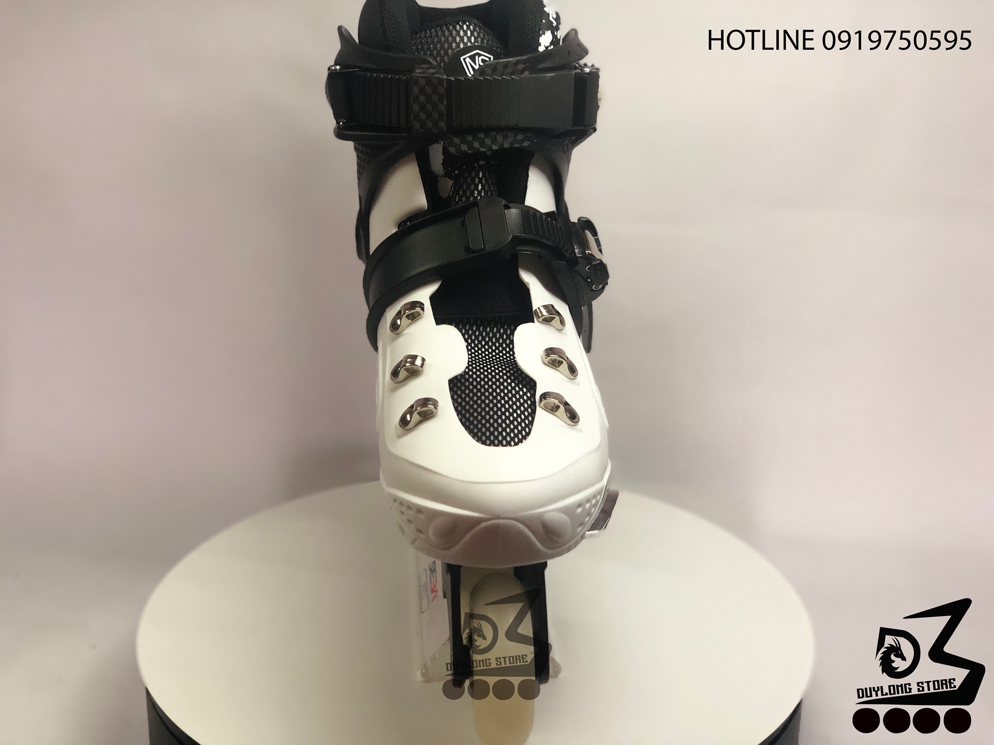 GIÀY PATIN GIÁ RẺ - GIÀY TRƯỢT PATIN NGƯỜI LỚN CÓ BÁNH ĐÈN（NICE SLIDE 007 trắng）