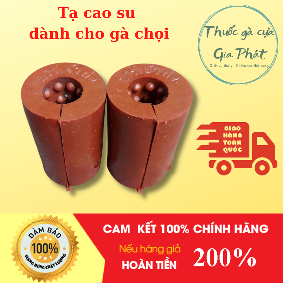 Tạ cao su dành cho gà chọi , 1 cặp dành cho 1 con gà