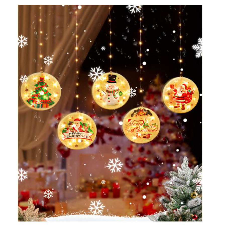 Dây đèn trang trí - bóng trang trí noel lễ tết lung linh - dây đèn trang trí noel