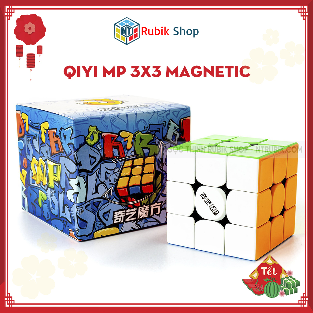 Qiyi mp 3x3 magnetic - rubik 3x3x3 nam châm stickerless