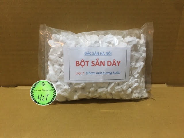 500g bột sắn dây nguyên chất nhà làm- thơm mát hương bưởi