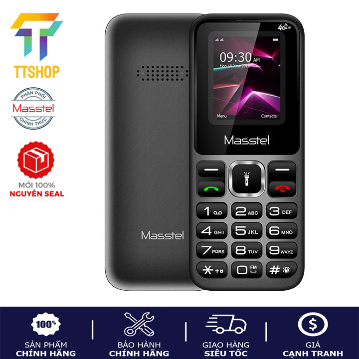 Điện thoại di động masstel izi 10 4g - hàng chính hãng - mới nguyên seal - bảo hành 12 tháng