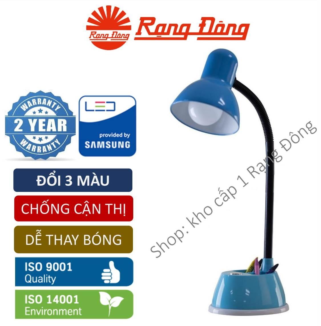Đèn bàn LED chống cận đổi 3 màu 7W Rạng Đông, Samsung chipLED. RL.25.DM3