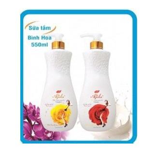 Sữa tắm bình hoa Ajola 550ml hương nước hoa