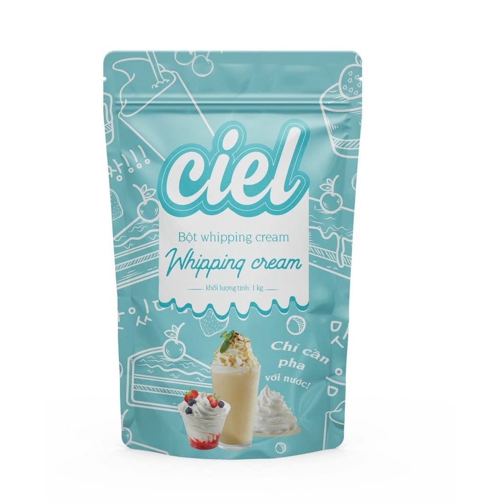 Bột làm kem tươi Whipping cream Ciel gói 500g - whipping cream, topping cream - Gia store