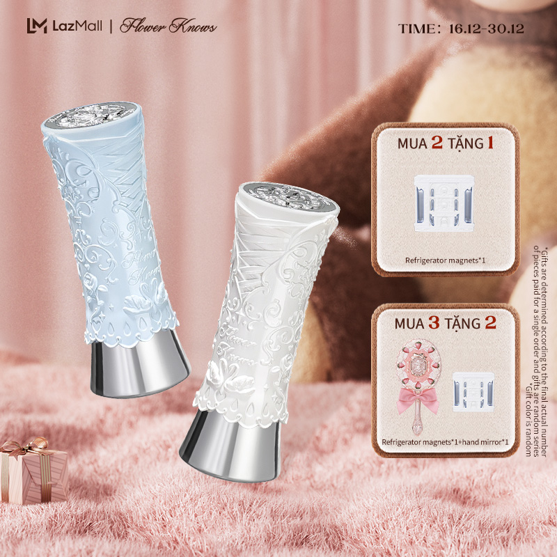 Flower Knows Son Môi Trang Điểm Sắc Tố Cao Hình Thiên Nga Ba Lê 3.5g