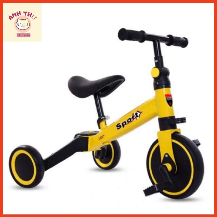 Xe chòi chân giữ thăng bằng cho bé tập đạp, xe đạp cân bằng đa năng 3 in 1 xe đồ chơi sport, kiwicool.