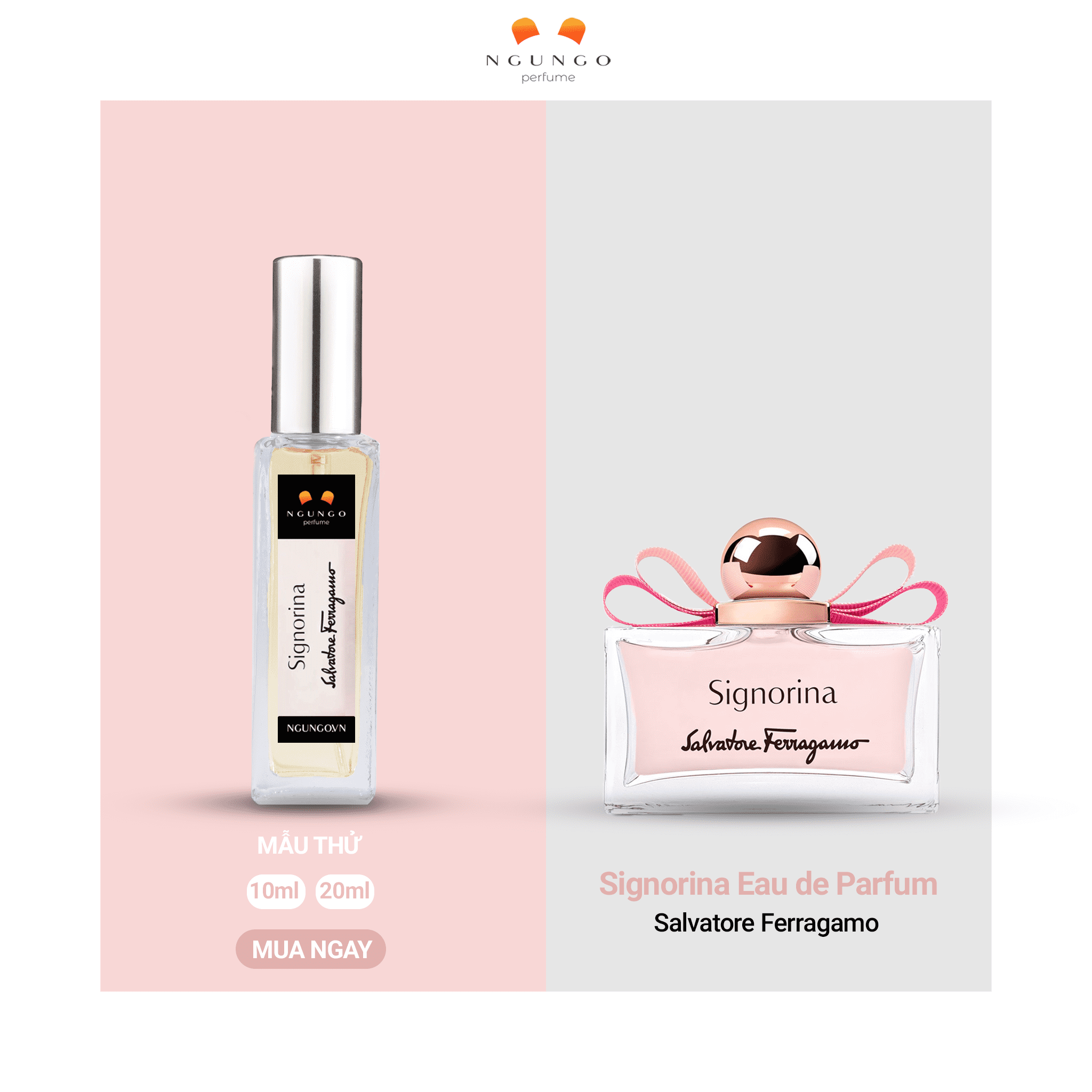 Nước hoa Signorina Eau de Parfum [travel size] mẫu dùng thử, nhỏ gọn bỏ túi - Ngu Ngơ Perfume