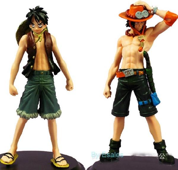 Set 2 Mô Hình Nhân Vật Luffy Và ACE Trong One Piece
