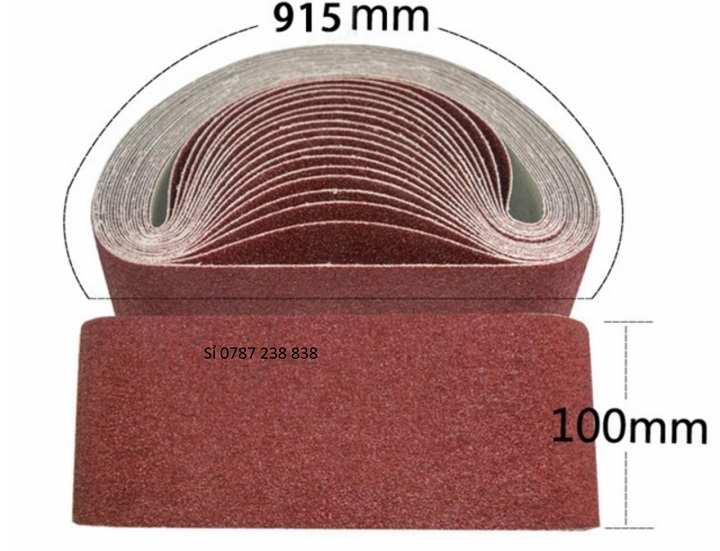 [HCM]Giấy nhám - Giấy Nhám vòng - Nhám vòng bộ 10 sợi 100x915mm P40-P400 mối nối chồng mí vải K51 Taiwan