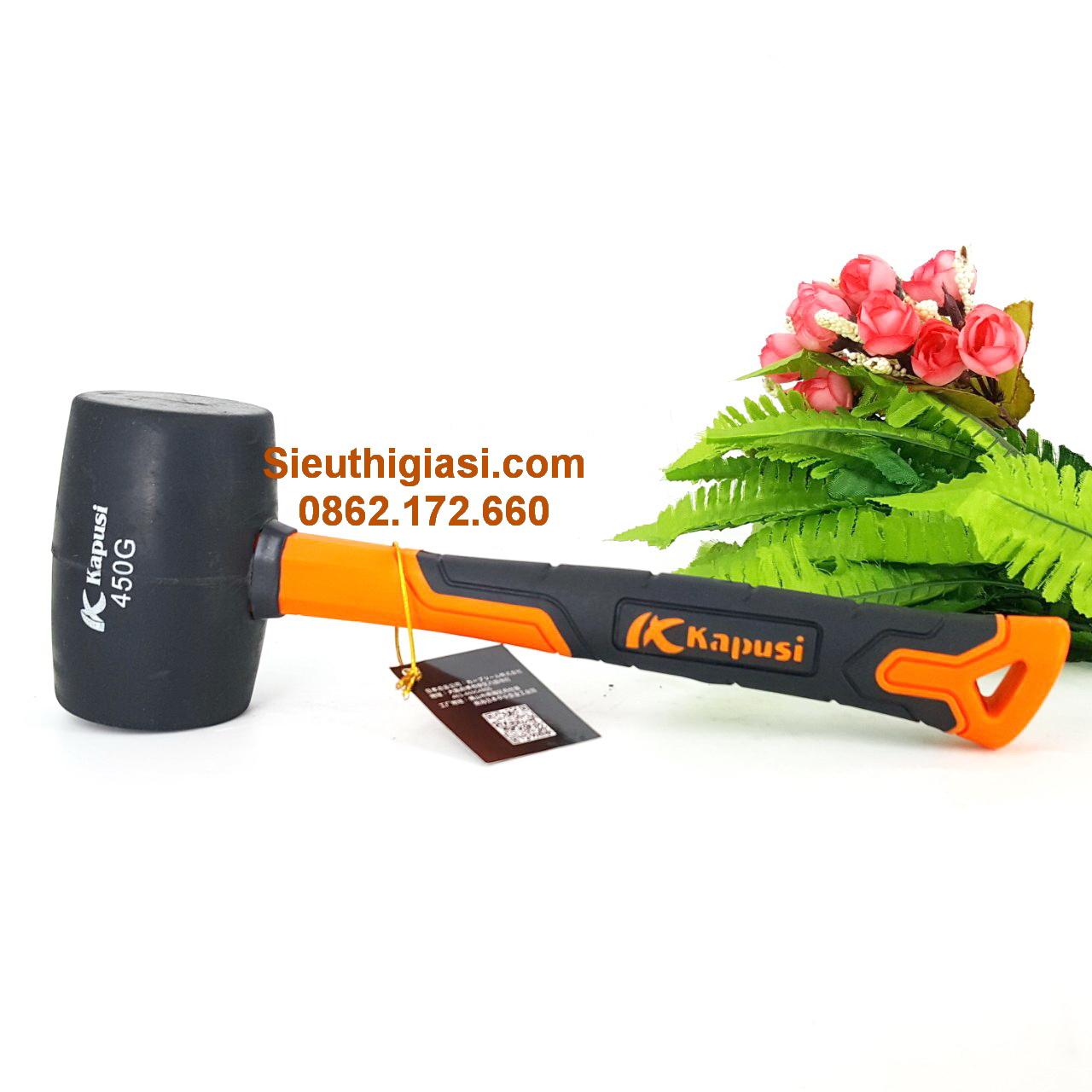Búa cao su 2 đầu kapusi 450g