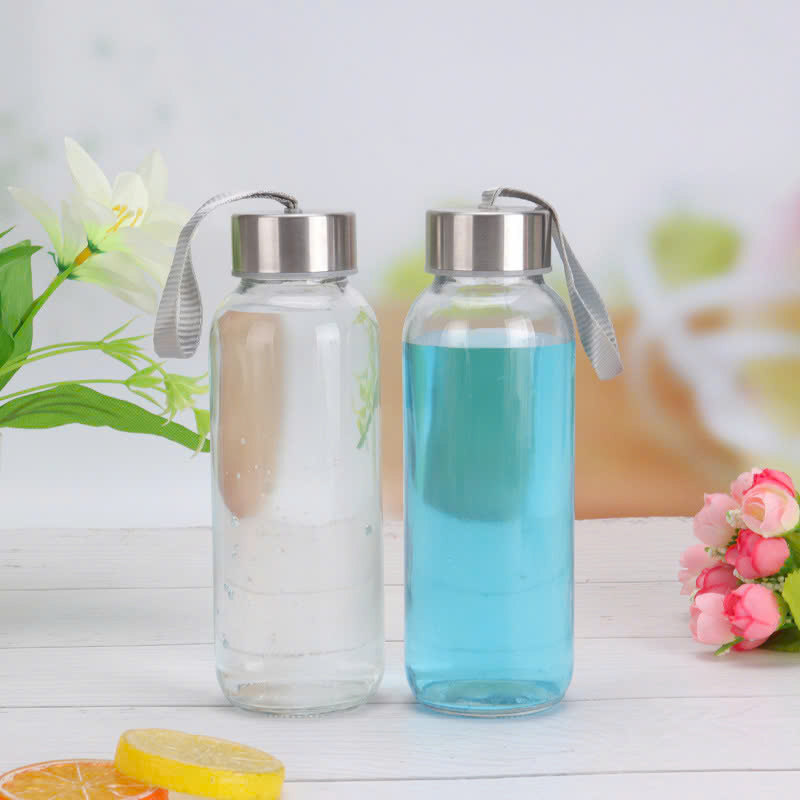 Chai thủy Tinh 300ML có quai xách
