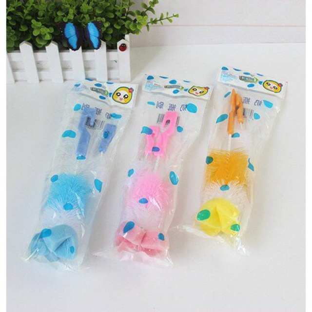 🏪 hcm 💗 bộ cọ súc bình sữa 2 chi tiết
