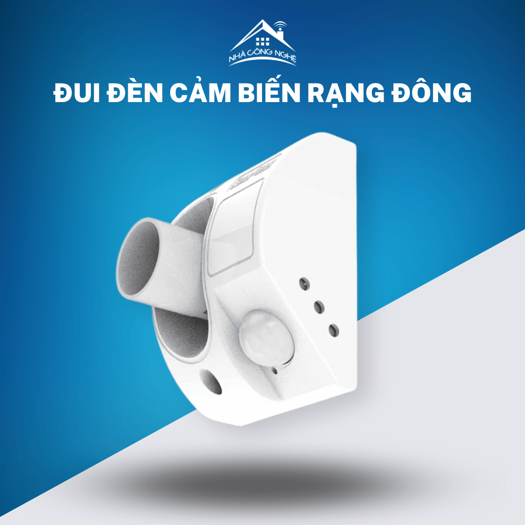 Đui Đèn Cảm Biến E27 -  Cảm Biến Chuyển Động, Cảm Biến Ánh Sáng, Điều Chỉnh Được Phạm Vi Hoạt Động