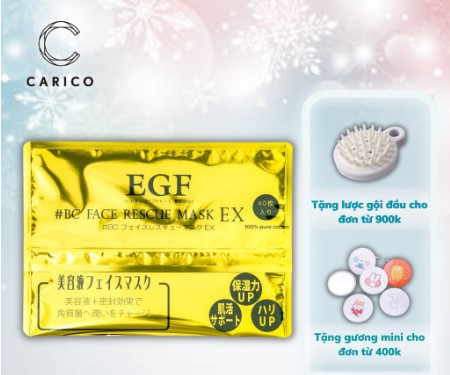 Mặt nạ tế bào gốc dùng hằng ngày egf bc face rescue mask ex nhật bản