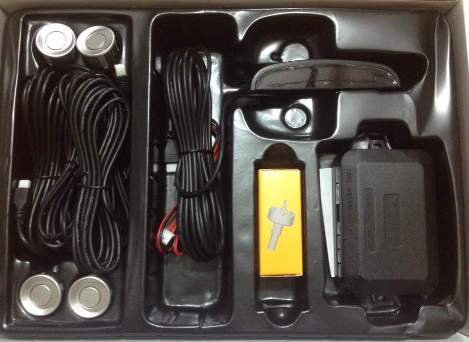 BỘ CẢM BIẾN LÙI 4 mắt, cảnh báo va chạm Ô tô loại mắt nhỏ 2cm siêu đẹp bảo hành 6 tháng