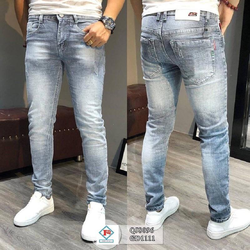 [Hoàn Tiền 15%] [HCM]Quần jean nam cao cấp có xước nhẹ trẻ trung năng động