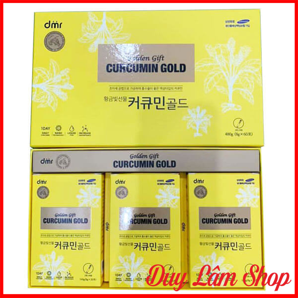 Tinh nghệ Nano Golden gift curcumin gold hàn quốc ( 60 gói )